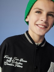 Schwarz Skate - Bomberjacke im College-Stil (3–16 J.) - Bild 11 von 14