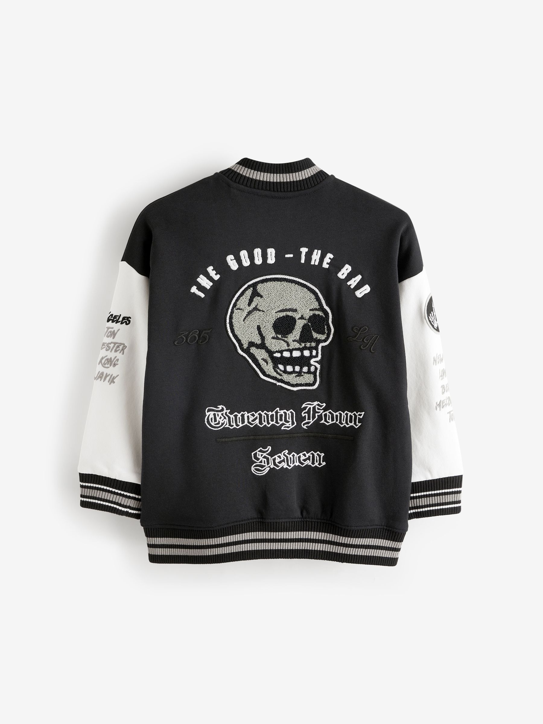Buy Black Skate Varsity Bomber Jacket (3-16yrs) from Next Luxembourg