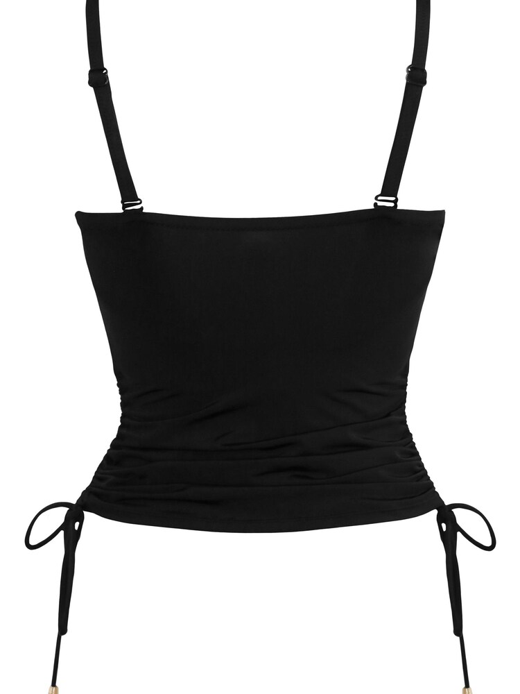 Pour Moi Black Santa Cruz Underwired Removeable Straps Bandini Top - Image 5 of 5