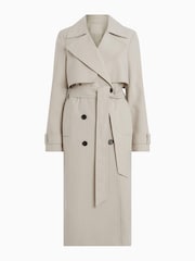 AllSaints Nude Mixie Leo Trench Jacket - Image 9 of 9