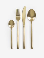 Gold 24pc Valencia Stainless Steel Serve Spoon Set - Image 3 of 3