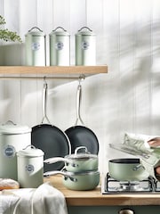 5 Piece Sage Green Non Stick Pan Set - Image 1 of 5