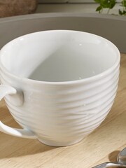 White Malvern Set of 4 Cappuccino Mugs - Image 3 of 3