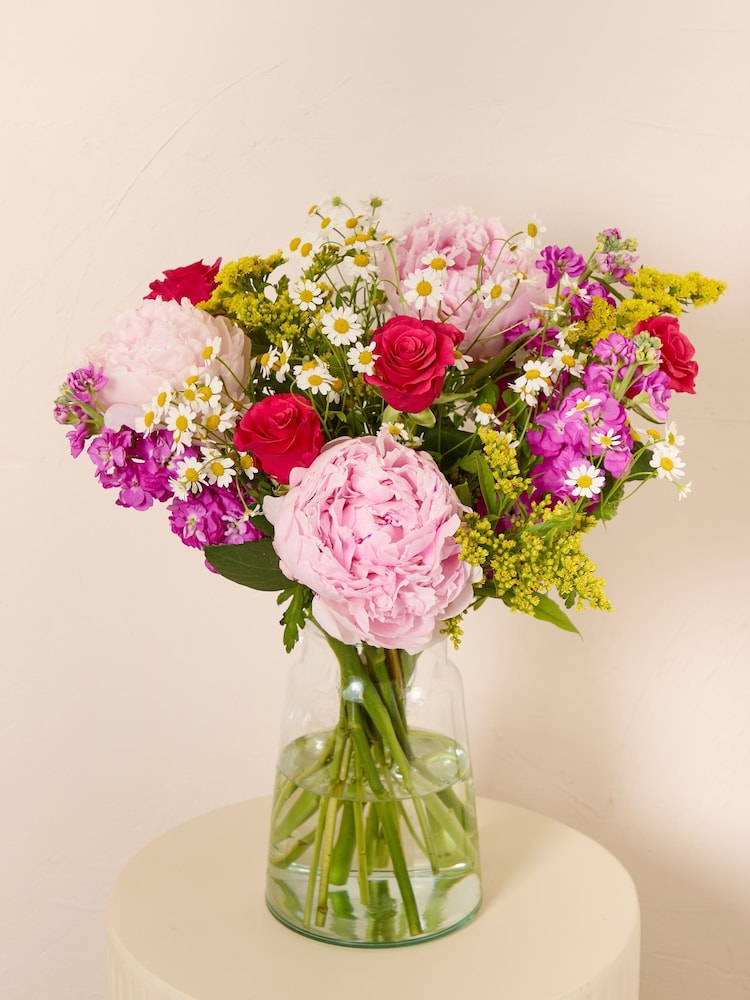 Arena Flowers Strawberry Fling 16 Stem Peonies Bouquet - Image 1 of 5