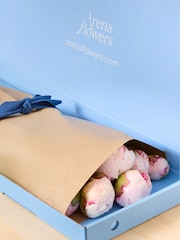 Arena Flowers Pink Peonies Letterbox Bouquet - Image 5 of 5