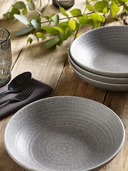 Grey Bronx Set of 4 Pasta Bowls - Image 1 of 4