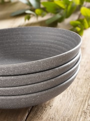 Grey Bronx Set of 4 Pasta Bowls - Image 2 of 4