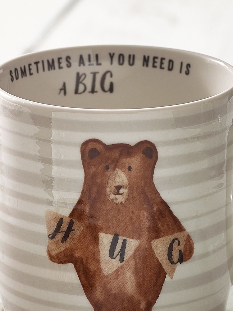 Natural Bear Hug Mug - Image 1 of 2