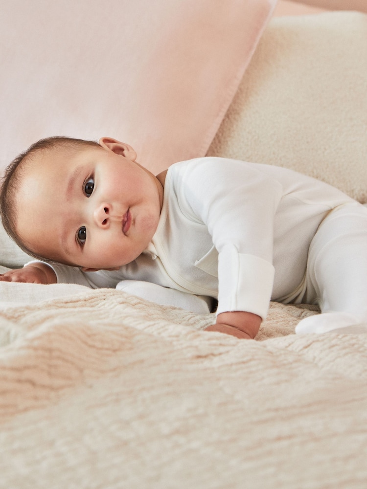 MORI Viscose Cotton Blend 2 Way Zip Sleepsuit - Image 3 of 5