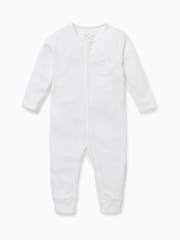 MORI Organic Cotton & Bamboo 2 Way Zip Up Sleepsuit - Image 5 of 5