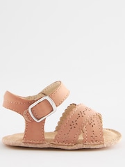Braun/Wellensaum - Baby-Sandalen (0–18 Monate) - Bild 2 von 5