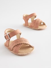 Braun/Wellensaum - Baby-Sandalen (0–18 Monate) - Bild 5 von 5