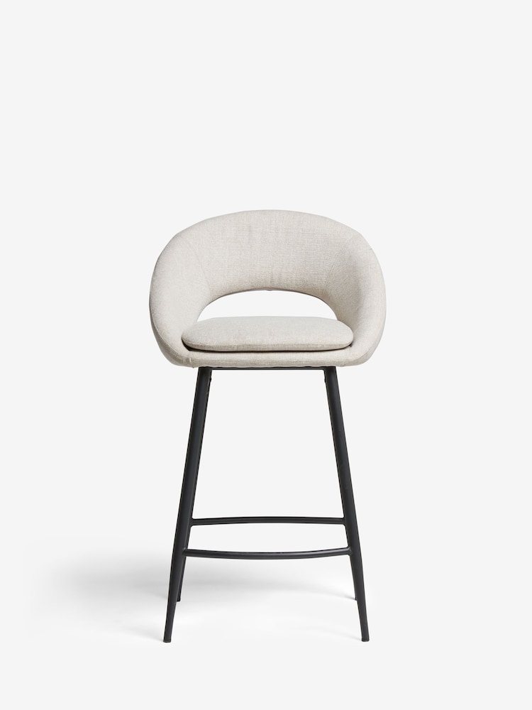 Tweedy Plain Light Natural Hewitt Bar Stool - Image 2 of 8