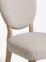 Set of 2 Soft Texture Light Natural Eastham Dining Chairs - Image 7 of 9