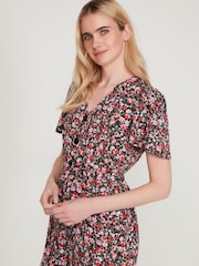 M&Co Natural Multi Floral Jumpsuit - Image 3 of 4