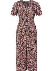 M&Co Natural Multi Floral Jumpsuit - Image 4 of 4