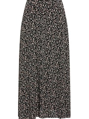 M&Co Natural Ditsy Floral Morrocaine Midi Skirt - Image 2 of 2
