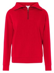 M&Co Red Half Zip Sweatshirt - Image 5 of 5