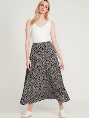M&co Damen Wickel-Rock mit Blumenprint, Schwarz - Bild 3 von 5