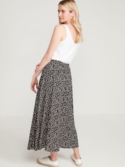 M&co Damen Wickel-Rock mit Blumenprint, Schwarz - Bild 4 von 5