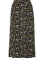 M&co Damen Wickel-Rock mit Blumenprint, Schwarz - Bild 5 von 5