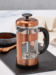 Judge Copper 3 Cup Glass Cafetiere - Image 1 of 3