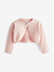Pink Occasion Shrug Cardigan (3mths-16yrs) - Image 4 of 5