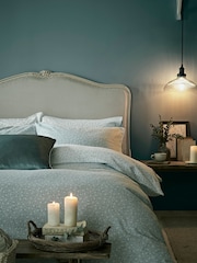 Laura Ashley Pale Seaspray Blue Brushed 100% Cotton Campion Duvet Cover and Pillowcase Set - Image 1 of 3
