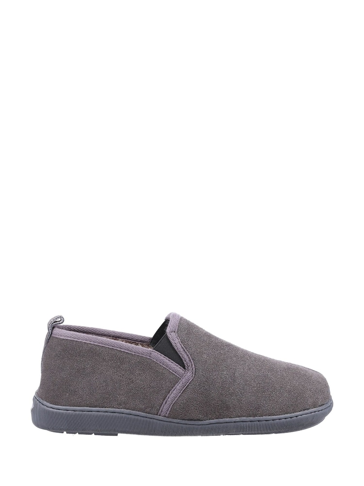 Grau - Hush Puppies Arnold Slipper zum Hineinschlüpfen, Grau - Bild 1 von 4 Grau - Hush Puppies Arnold Slipper zum Hineinschlüpfen, Grau - Bild 1 von 4