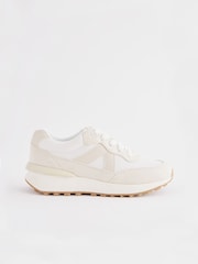 Neutral Mix Lace-Up Chunky Trainers - Image 3 of 7