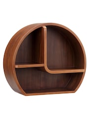 Jual Walnut San Francisco Wall Shelf - Image 2 of 3