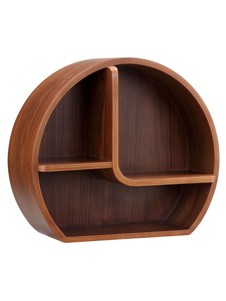 Jual Walnut San Francisco Wall Shelf - Image 2 of 3