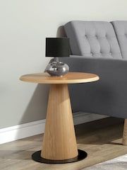 Jual Oak Siena Side Table - Image 1 of 6