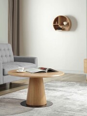 Jual Oak Siena Side Table - Image 2 of 6