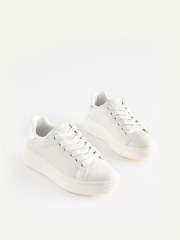 White/Iridescent Chunky Sole Trainers - Image 1 of 5