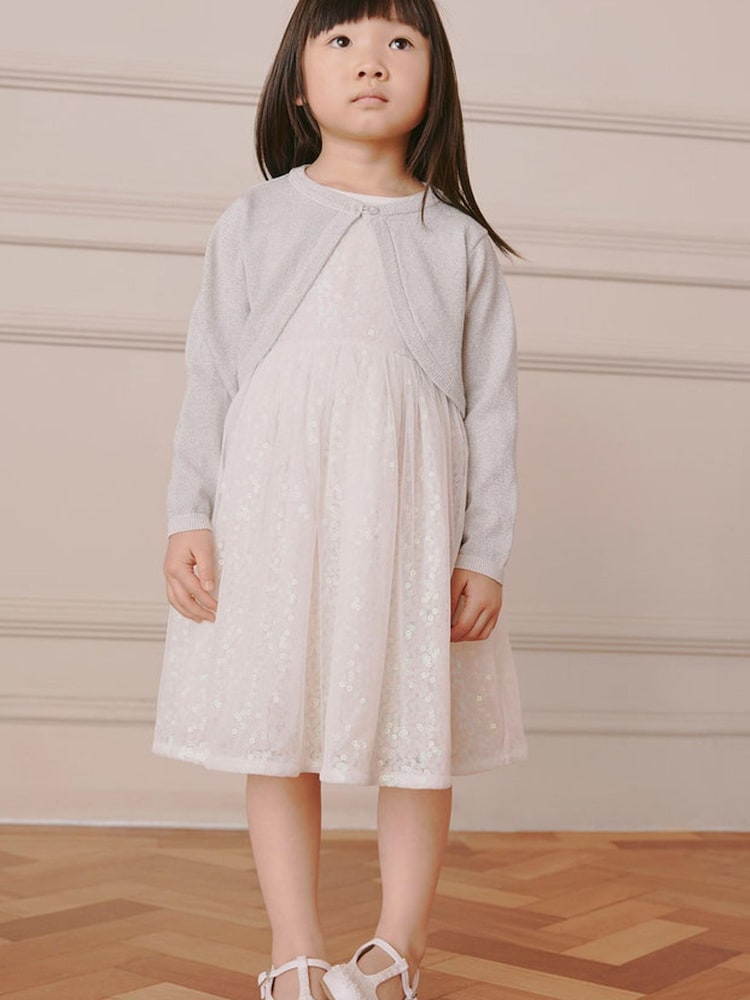 Kite And Cosmic Cream Sparkle Bolero - Image 1 of 3