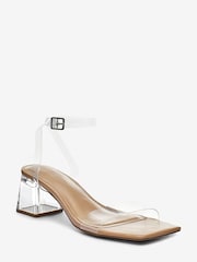 Clear Forever Comfort® Low Block Vinyl Sandals - Image 6 of 8