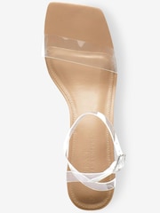 Clear Forever Comfort® Low Block Vinyl Sandals - Image 7 of 8