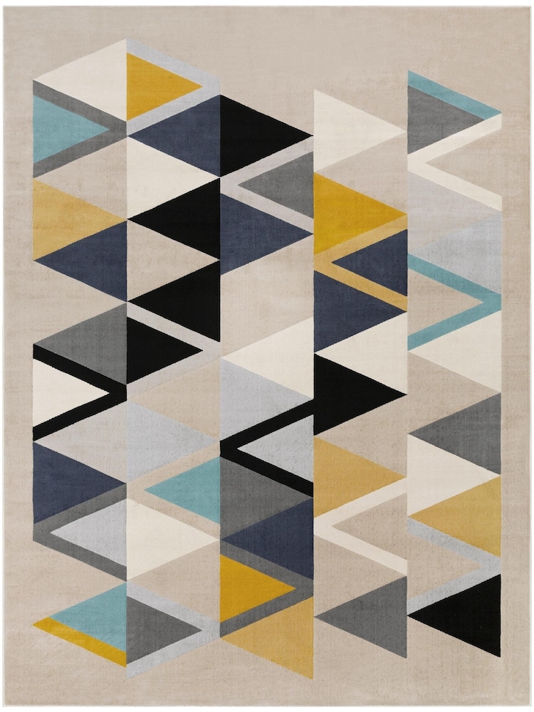 LIVABLISS Yellow City Geometric Rug - Image 1 of 1 LIVABLISS Yellow City Geometric Rug - Image 1 of 1
