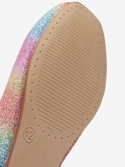 Rainbow Glitter Square Toe Mary Jane Shoes - Image 5 of 5