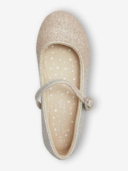 Ombre Gold/Silver Glitter Standard Fit (F) Mary Jane Occasion Shoes - Image 4 of 9