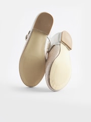 Ombre Gold/Silver Glitter Standard Fit (F) Mary Jane Occasion Shoes - Image 6 of 9