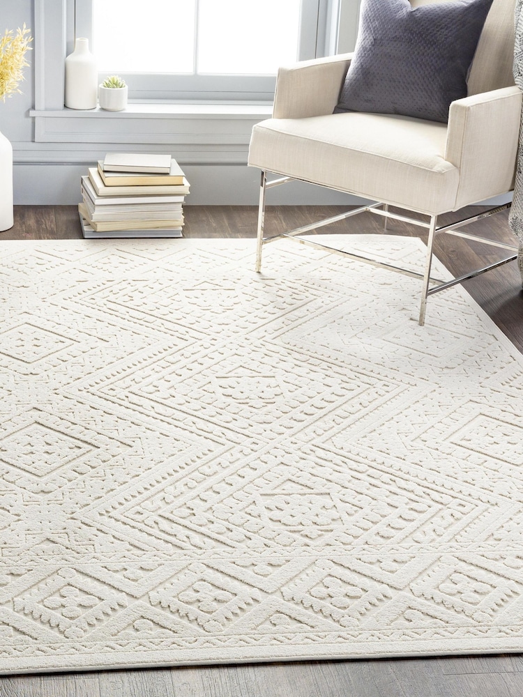 LIVABLISS Beige Greenwich Global Rug - Image 1 of 7
