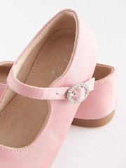 Pink Stain Resistant Satin Standard Fit (F) Bridesmaid Collection Mary Jane Occasion Shoes - Image 3 of 3