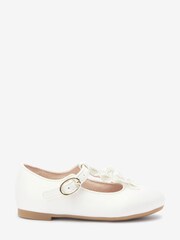 White Butterfly T-Bar Occasion Shoes - Image 1 of 5