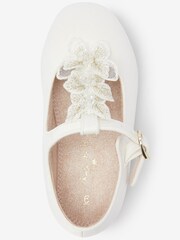 White Butterfly T-Bar Occasion Shoes - Image 3 of 5