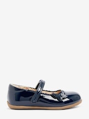 Navy Wide Fit (G) Butterfly Mary Jane Shoes - Image 2 of 9
