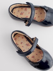 Navy Wide Fit (G) Butterfly Mary Jane Shoes - Image 4 of 9