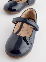 Navy Wide Fit (G) Butterfly Mary Jane Shoes - Image 5 of 9