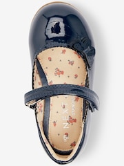 Navy Wide Fit (G) Butterfly Mary Jane Shoes - Image 7 of 9
